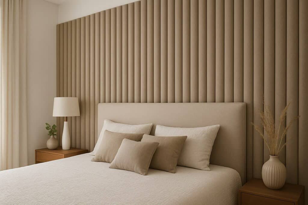 Accent Wall Pleated Cushioned Wall Decor Foldable