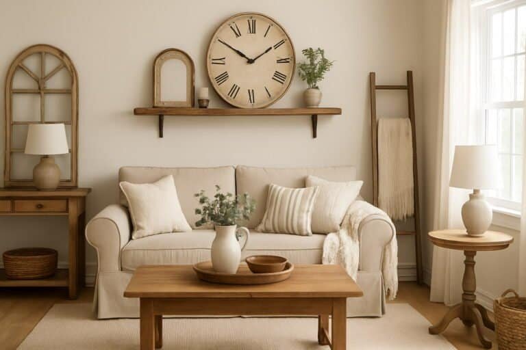 Easy Farmhouse Style Home Decor Ideas on a Small Budget