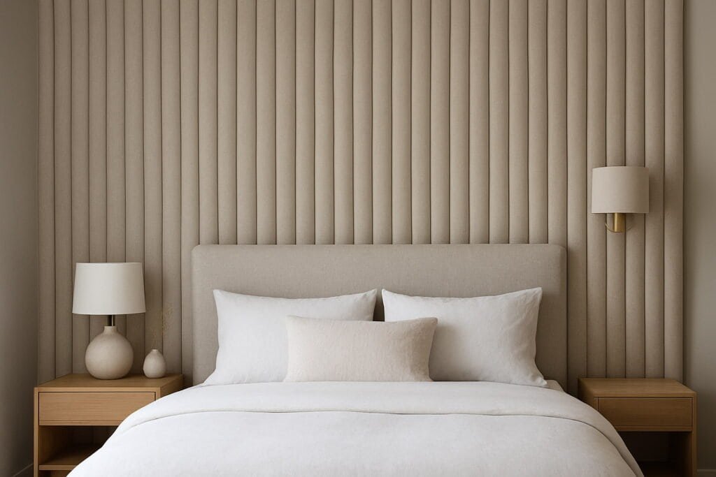 Foldin Linen Accent Wall Pleated Cushioned Wall Decor