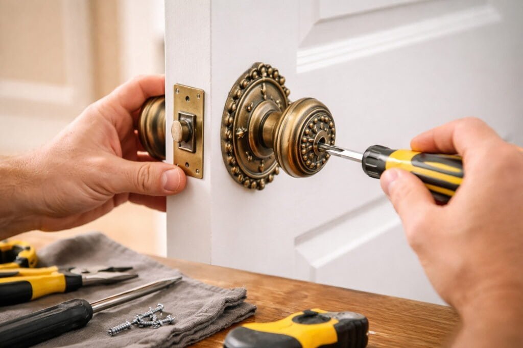 How to Install a Decorative Door Knob