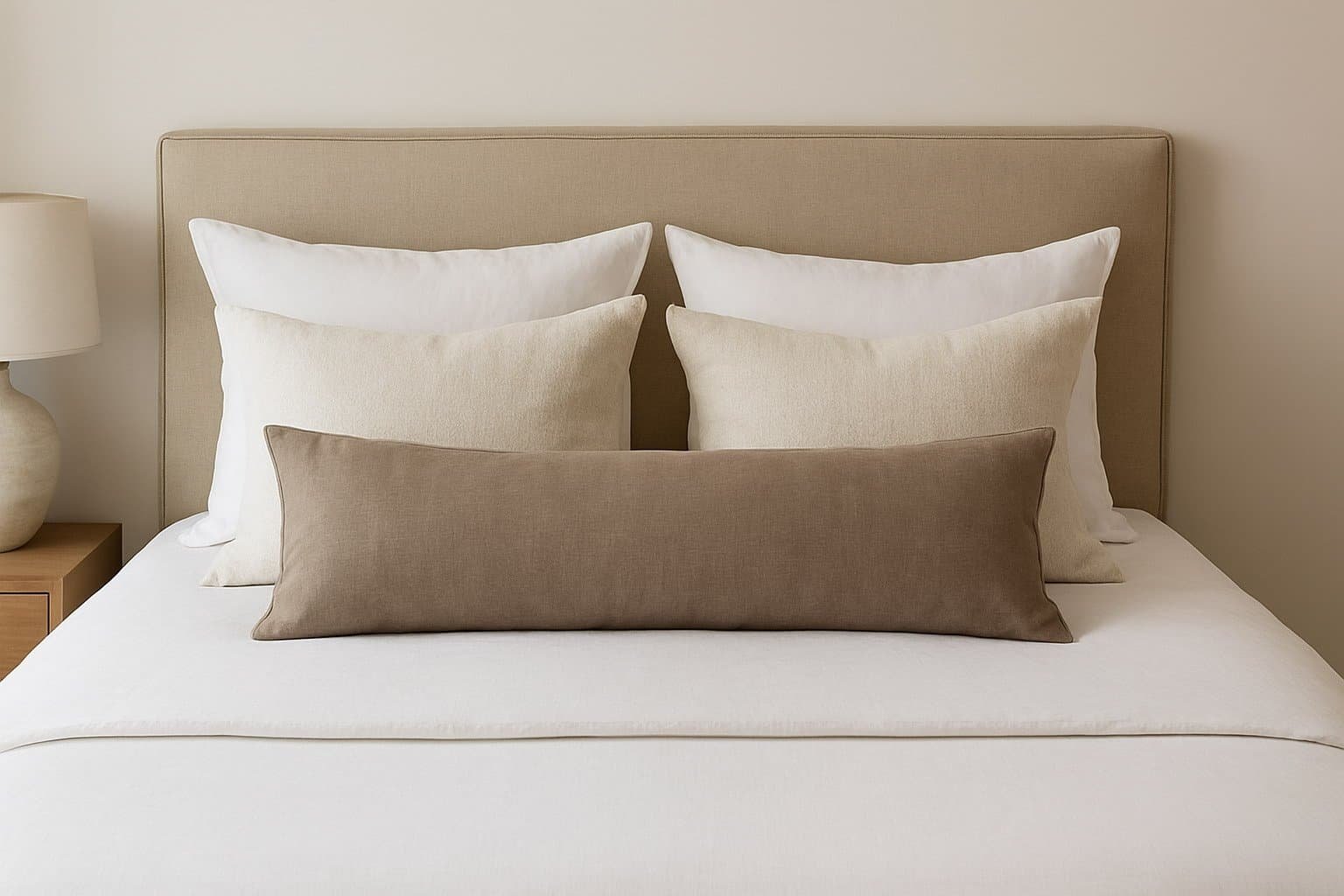 Long Decorative Pillows for King Size Bed