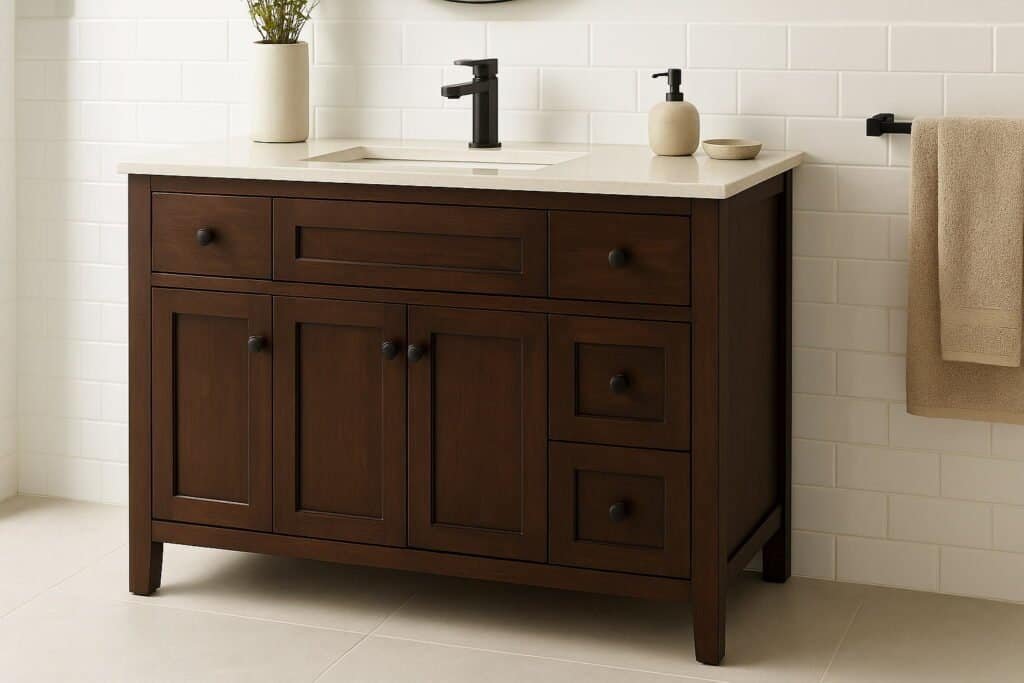 Ove Decors Alonso Bath Vanity in Brown