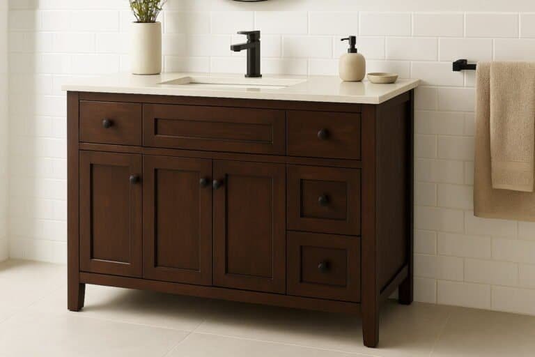 Ove Decors Alonso Bath Vanity in Brown