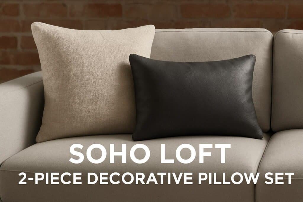 Soho Loft 2-Piece Decorative Pillow Set