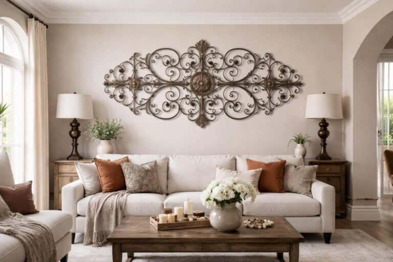 Wrought Iron Wall Decor for Large Area