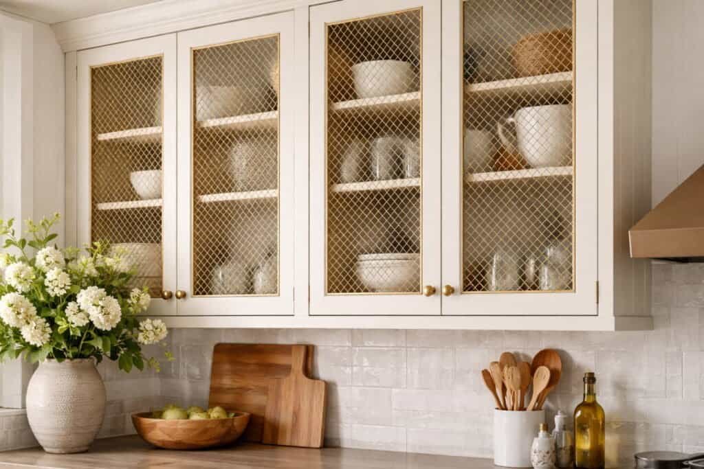 Decorative Wire Mesh for Cabinet Doors
