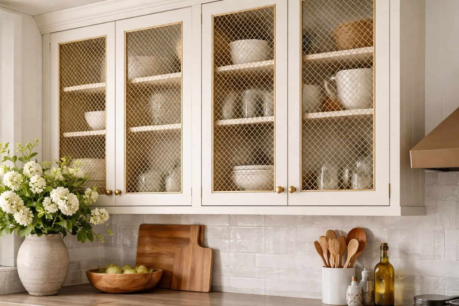 Decorative Wire Mesh for Cabinet Doors