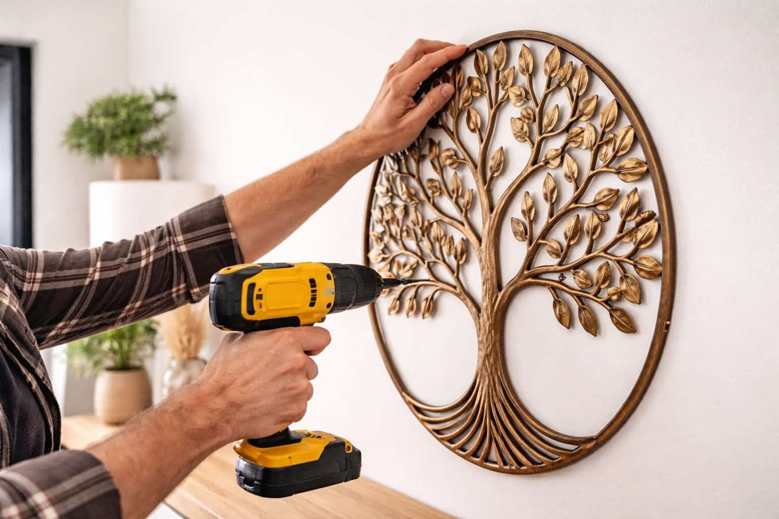 How to Hang Metal Wall Decor