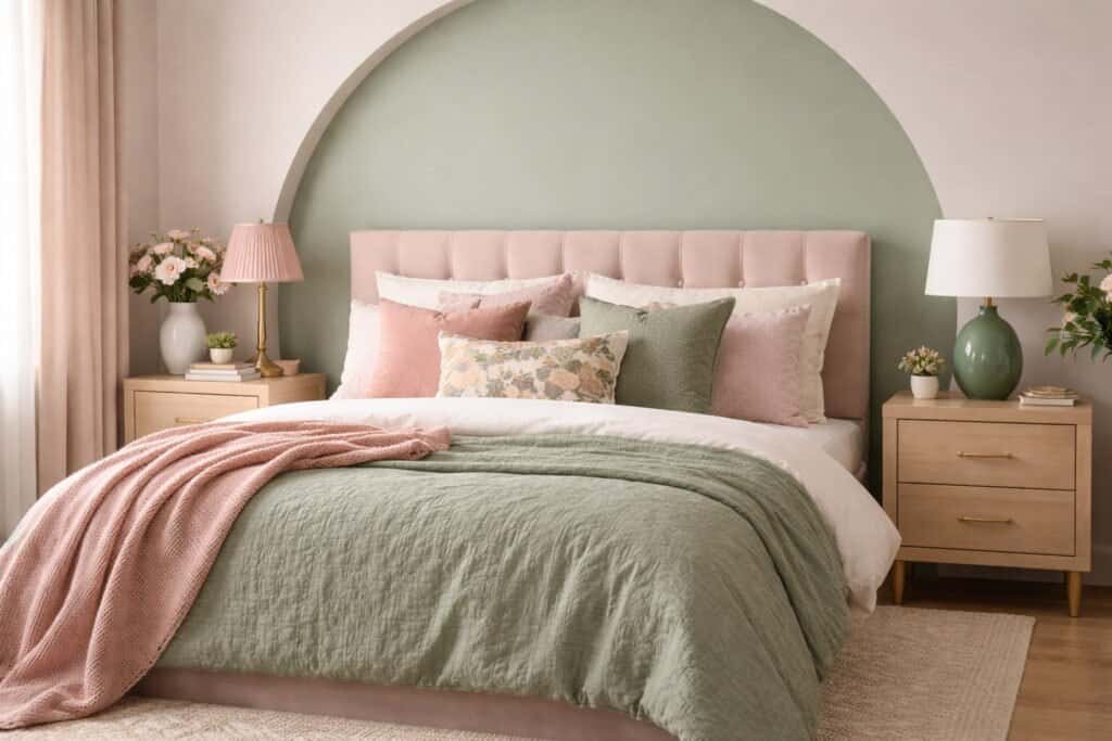 Pink and Green Bedroom Decorating Ideas