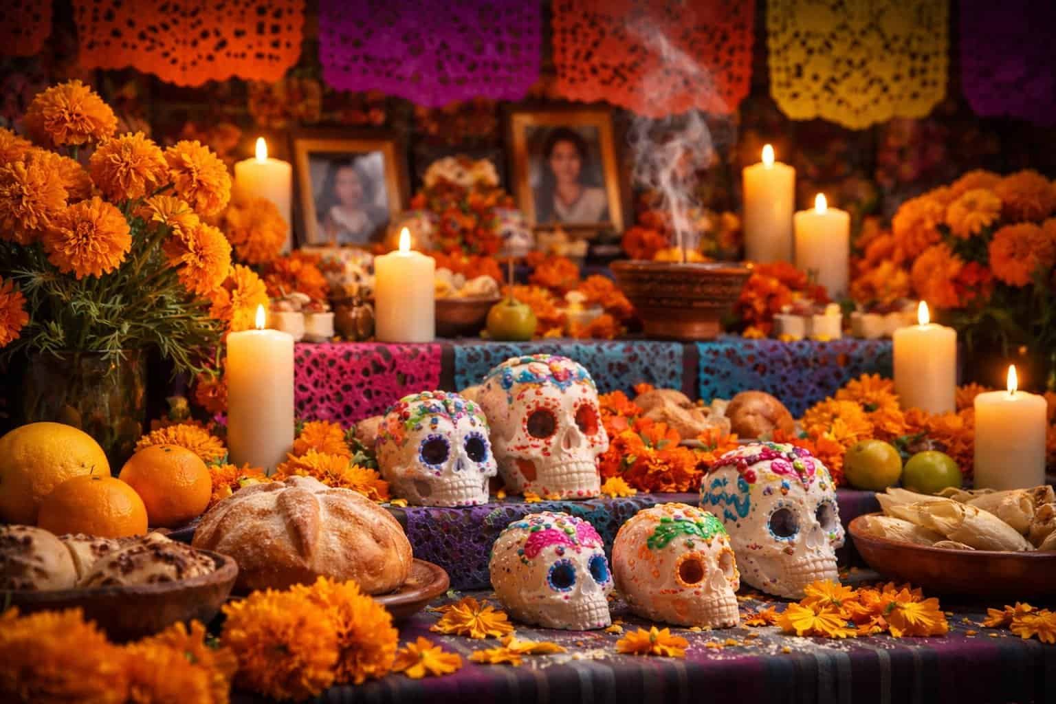 Traditional Day of the Dead Decorations