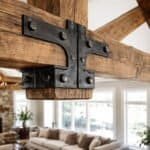Decorative Metal Brackets for Wood Beams