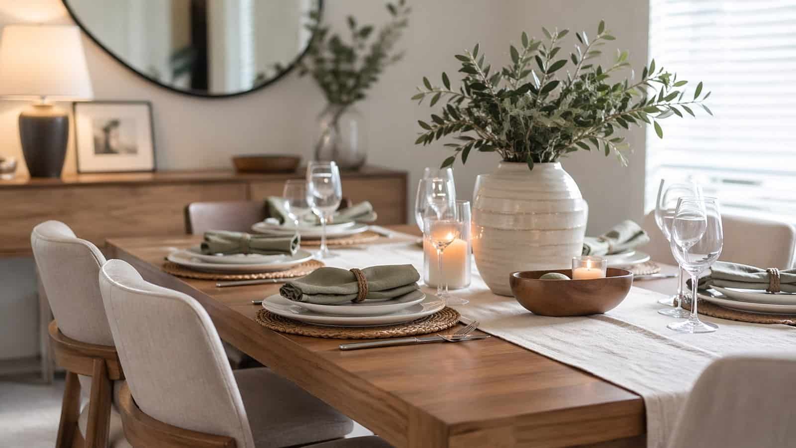 Easy Dining Table Decor Ideas