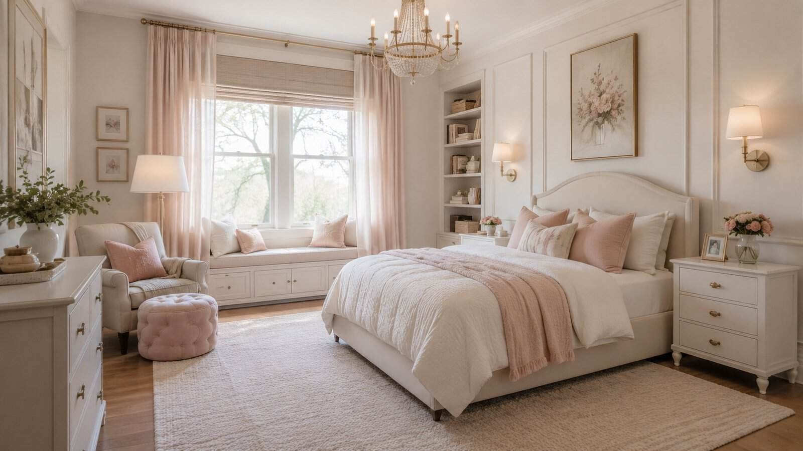 Soft Transitional Decor in a Little Girl’s Room